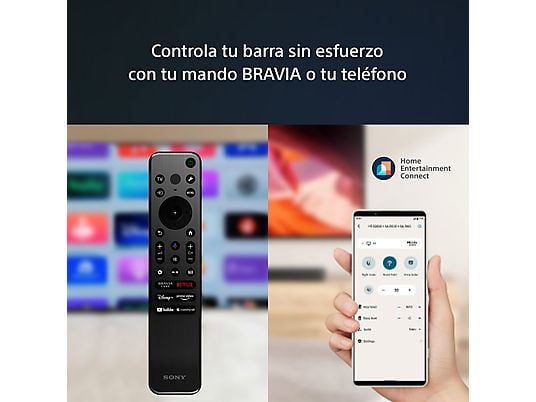 Barra de sonido - Sony HT-S2000, 3.1 Canales, Dolby Atmos, DTS:X, Bluetooth, Subwoofer integrado dual, 350 W, Sonido envolvente, HDMI, Negro