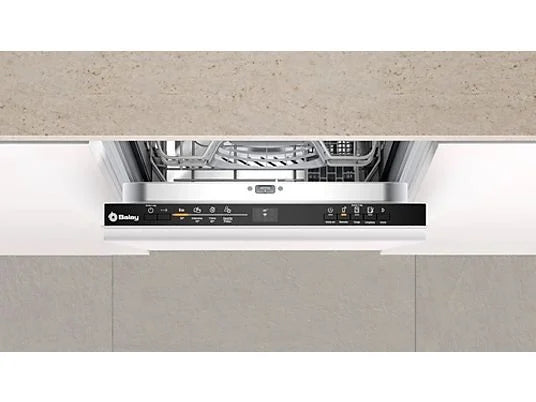 Lavavajillas integrable - Balay 3VT4031NA, 10 servicios, 4 programas, 44.8 cm, Home Connect, Infolight, Sin panelar