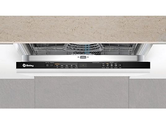 Lavavajillas integrable - Balay 3VF5012NP, 12 servicios, 5 programas, 59.8 cm, Home Connect, Extra silencio, Sin panelar