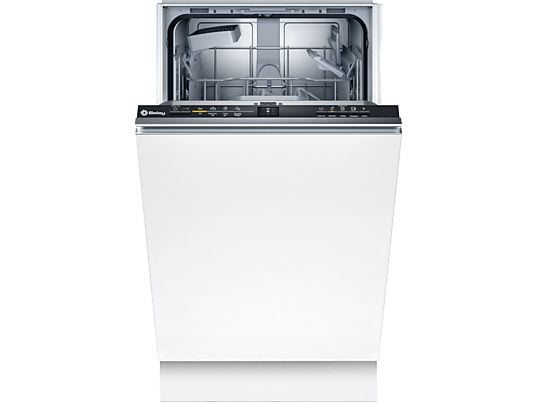 Lavavajillas integrable - Balay 3VT4031NA, 10 servicios, 4 programas, 44.8 cm, Home Connect, Infolight, Sin panelar