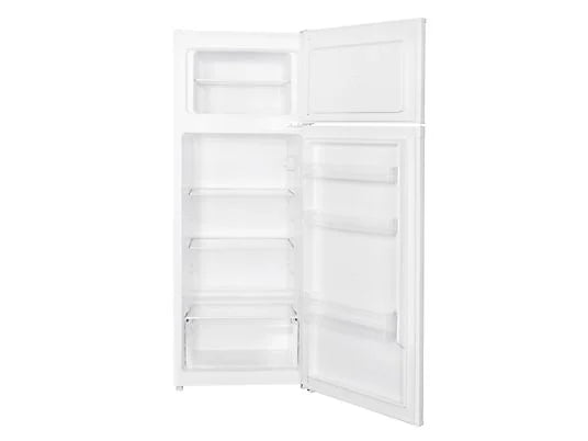 Frigorífico dos puertas - ok. OFK 471 E W, PW58BM, 142.5 cm, 206 l, Pies ajustables, Blanco