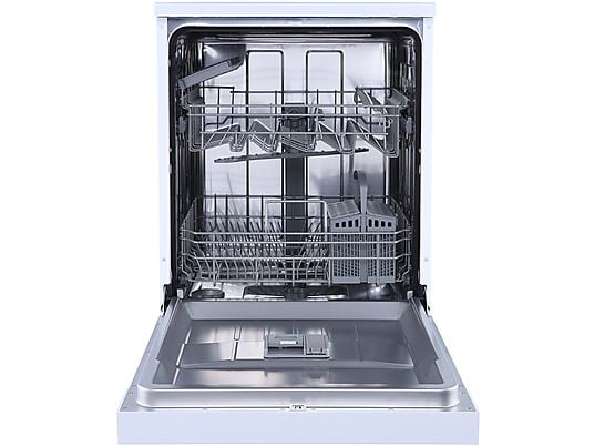 Lavavajillas - Hisense HS622E10W, 13 servicios, 7 Programas, 59.8 cm, Media carga, Blanco