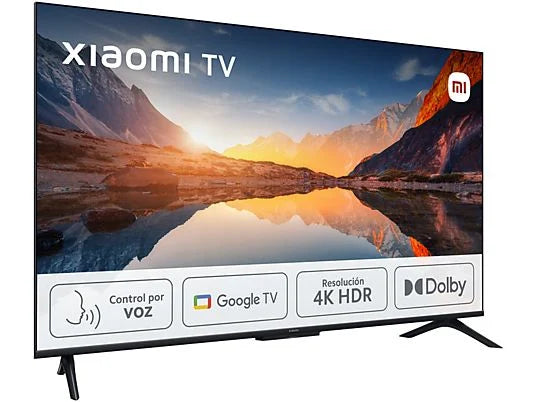 TV LED 50 - Xiaomi A 2025 50, HDR 4K, Smart TV (Google TV), Dolby Audio, DTS VirtualX, Control por voz, Black