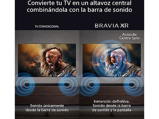 Barra de sonido - Sony BRAVIA Theatre Bar 8, Dolby Atmos, 11 altavoces, WiFi, Bluetooth, 360 Spatial Sound Mapping, 495W, Apple Airplay, HTA8000