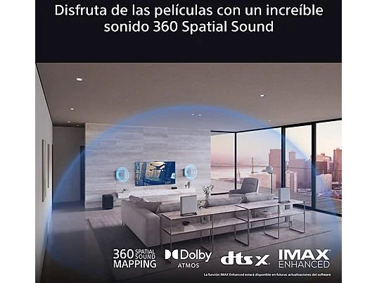 Barra de sonido - Sony BRAVIA Theatre Quad, Home cinema, 4 altavoces, 16 canales, Dolby Atmos, WiFi, Bluetooth, 360 Spatial Sound Mapping, HTA9M2