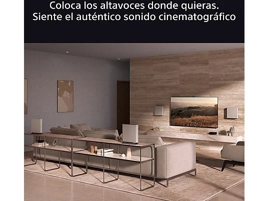Barra de sonido - Sony BRAVIA Theatre Quad, Home cinema, 4 altavoces, 16 canales, Dolby Atmos, WiFi, Bluetooth, 360 Spatial Sound Mapping, HTA9M2