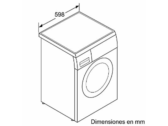 Lavadora carga frontal - Balay 3TS995BP, 9 kg, 1400 rpm, 4 programas