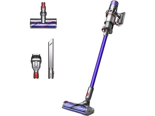 Aspirador escoba - Dyson V11™ Advanced, Potencia succión 200 AW, Autonomía 60 min, Accesorios, 3 Modos, Morado/Níquel