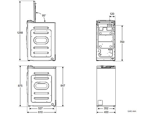 Lavadora carga superior - ok. OWM 6213 C, 6 kg, 1200 rpm, 15 Programas, Motor AC, Blanco