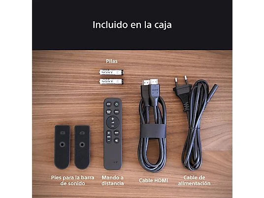 Barra de sonido - Sony BRAVIA Theatre Bar 6 (HTBD60S), 3.1.2 envolventes con subwoofer, Altavoces ascendentes, Dolby Atmos, DTSX, Voice Zoom 3 con IA