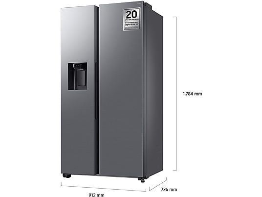 Samsung Bespoke AI American Fridge 640L - Water Ice Dispenser No Frost