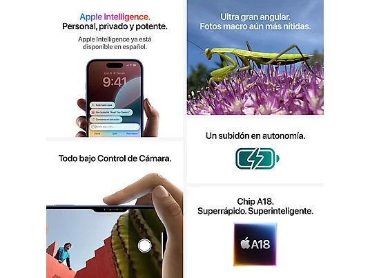 Apple iPhone 16 128GB Pink - 5G A18 Bionic 6.1" OLED