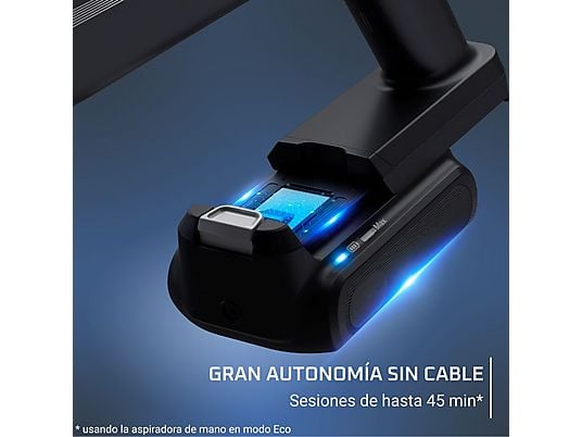Aspirador escoba - Rowenta X-Pert 7.60 RH6A39, 140 W, Ultraligera, 45 min. autonomía, Depósito 0.44L, Accesorios, Púrpura