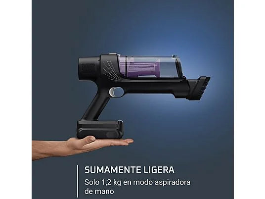 Aspirador escoba - Rowenta X-Pert 7.60 RH6A39, 140 W, Ultraligera, 45 min. autonomía, Depósito 0.44L, Accesorios, Púrpura
