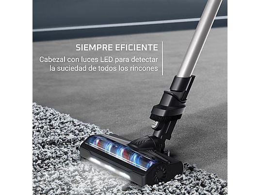 Aspirador escoba - Rowenta X-Pert 7.60 RH6A39, 140 W, Ultraligera, 45 min. autonomía, Depósito 0.44L, Accesorios, Púrpura