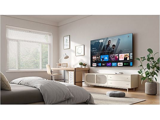 TV LED 43 - TCL 43P6K, UHD 4K, HDR, AiPQ, Google TV, Dolby Atmos, Negro
