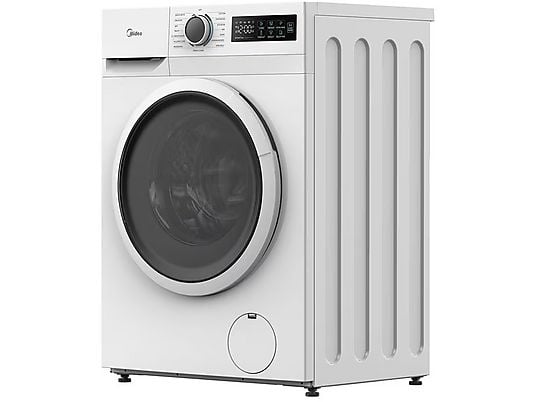 Lavadora carga frontal - Midea MF110W90BA10W-ES, 9 kg, A-10%,1400 rpm, 15 Programas, Motor Inverter, Blanco