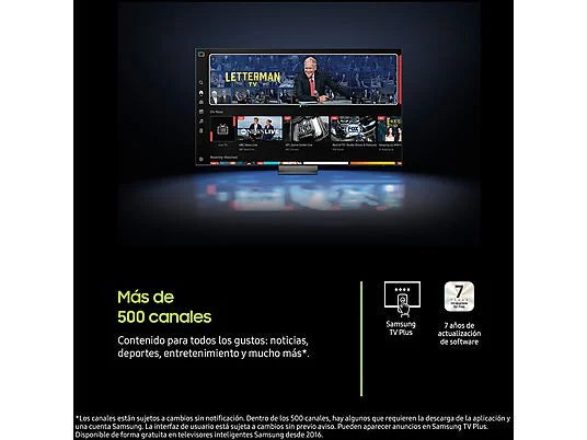 TV QLED 50 - Samsung TQ50Q7FAAUXXC, UHD 4K, Q4 AI Processor, Smart TV, Negro