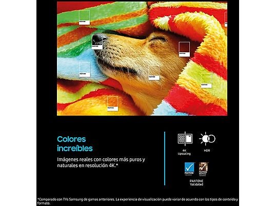 TV LED 50 - Samsung TU50U7025FKXXC, UHD 4K, Procesador Crystal 4K, Smart TV, Negro