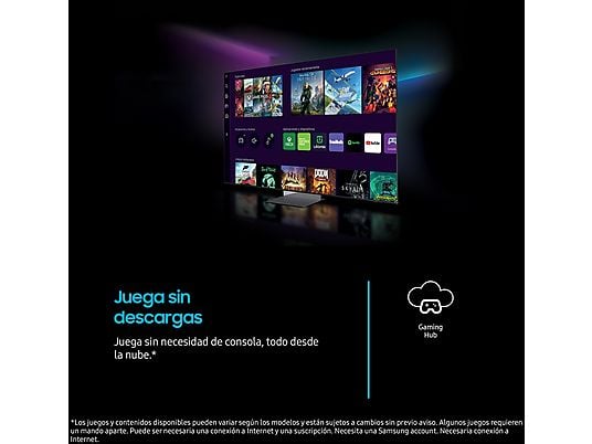 TV LED 55 - Samsung TU55U7025FKXXC, UHD 4K, Procesador Crystal 4K, Smart TV, Negro