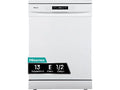 Lavavajillas - Hisense HS622E10W, 13 servicios, 7 Programas, 59.8 cm, Media carga, Blanco