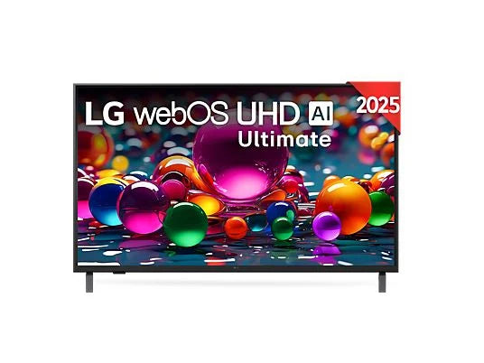 TV LED 43 - LG 43UA75006LA, UHD 4K, Procesador Inteligente α7 AI Processor 4K Gen8, Smart TV, DVB-T2 (H.265), Charcoal Black