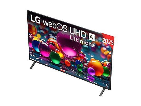 TV LED 55 - LG 55UA75006LA, UHD 4K, Procesador Inteligente α7 AI Processor 4K Gen8, Smart TV, DVB-T2 (H.265), Charcoal Black