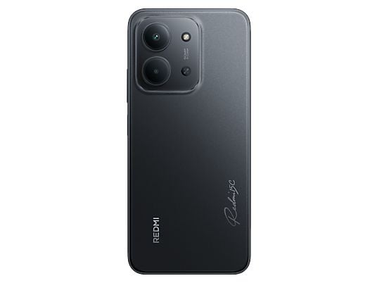 Móvil - Xiaomi Redmi 15C, Negro medianoche, 128GB, 4GB RAM, 6.9 HD+, MediaTek Helio G81-Ultra, 6000 mAh