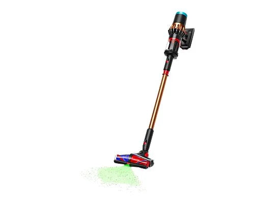 Aspirador escoba - Dyson V16 Piston Animal™, Potencia succión 315 AW, Autonomía 70 min, Antienredos, Black/Cooper