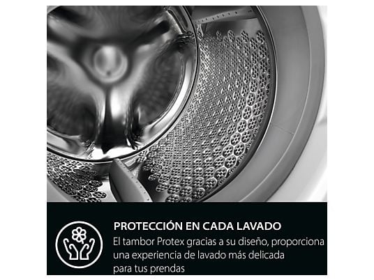 Lavadora integrable - AEG LFN7G8434F, 8 kg, 1400 rpm, Tecnología ProSense, Función Vapor, Sin panelar