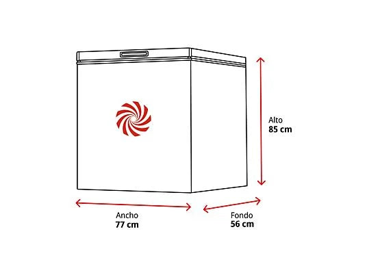 congelador horizontal blanco 198 L