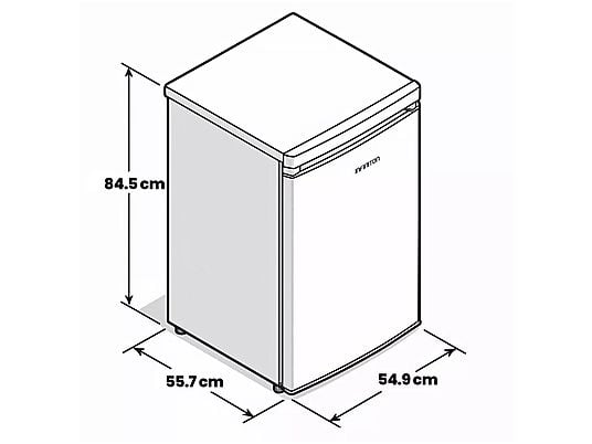 Congelador vertical 85 litros Infiniton CV-88L8XEH inox