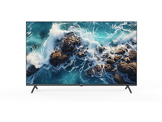 TV QLED 50 - PEAQ PTV 50GQU-5026C, QLED 4K, SmartGoogle TV, DVB-T2, HDR10, Dolby Audio, Triple Tuner, Negro