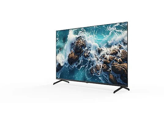 TV QLED 50 - PEAQ PTV 50GQU-5026C, QLED 4K, SmartGoogle TV, DVB-T2, HDR10, Dolby Audio, Triple Tuner, Negro