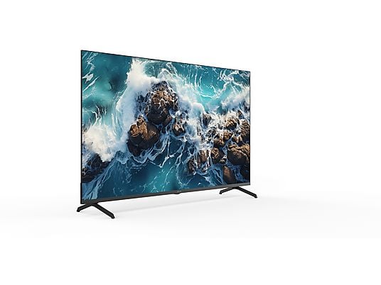 TV QLED 50 - PEAQ PTV 50GQU-5026C, QLED 4K, SmartGoogle TV, DVB-T2, HDR10, Dolby Audio, Triple Tuner, Negro