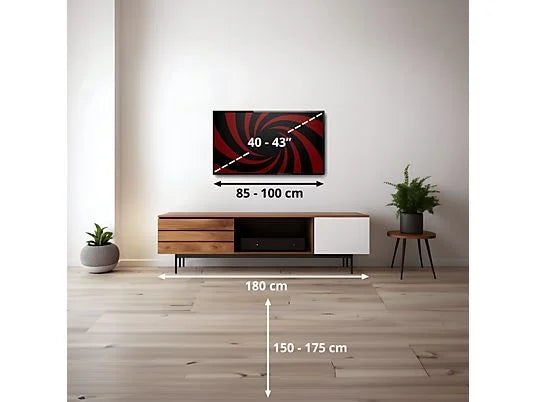 TV QLED 43 - Samsung TQ43Q7FAAUXXC, QLED 4K, Q4 AI Processor, Smart TV, Negro