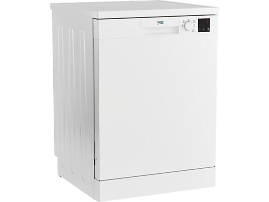 Lavavajillas - Beko DVN05320W, 13 servicios, 5 programas, 60 cm, WaterSafe™, Blanco