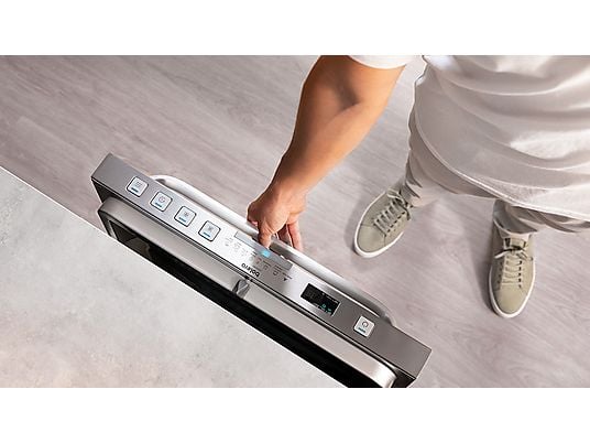 Lavavajillas - Cecotec Bolero Aguazero 6800 Stainless Steel, 14 servicios, 8 programas, 60 cm, Filtro ABT, Sistema ION, Inox
