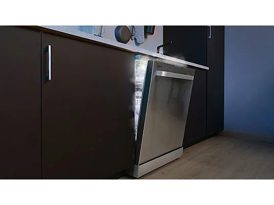 Lavavajillas - Cecotec Bolero Aguazero 6800 Stainless Steel, 14 servicios, 8 programas, 60 cm, Filtro ABT, Sistema ION, Inox
