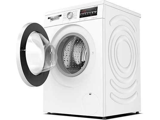 Lavadora carga frontal - Bosch WUU28T63ES, 8 kg, 1.400 rpm, 15 programas, Motor Eco Silence, Activewater, Blanco