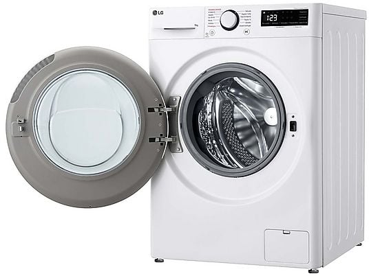 Lavadora carga frontal - LG F2WR5S09A0W, 9 kg, Blanco