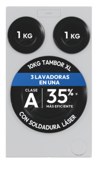 Lavadora Candy Multiwash MQD 410CBL9-37