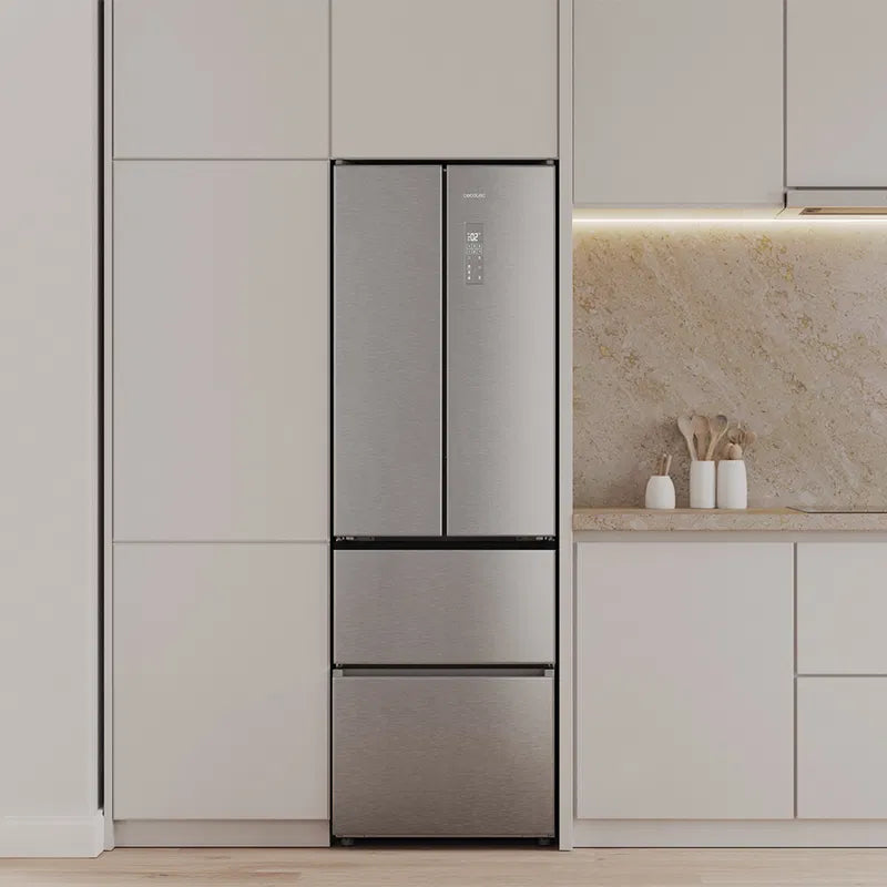 Cecotec French Door Fridge 395L Stainless Steel - No Frost Inverter