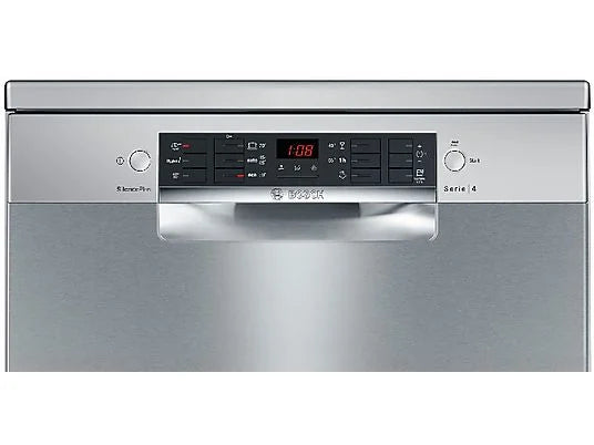 Lavavajillas - Bosch Serie 4 SMS46KI01E, 13 servicios, 6 programas, 60 cm, 46 dB, Inox